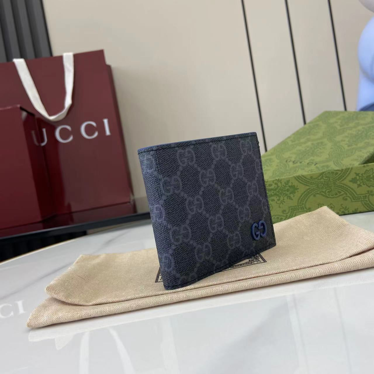 구찌 GG 플라크 디테일 슈프림 코인 반지갑