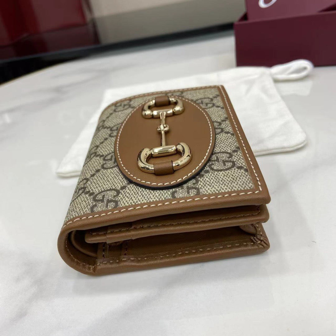 구찌 홀스빗 1955 카드 케이스 지갑