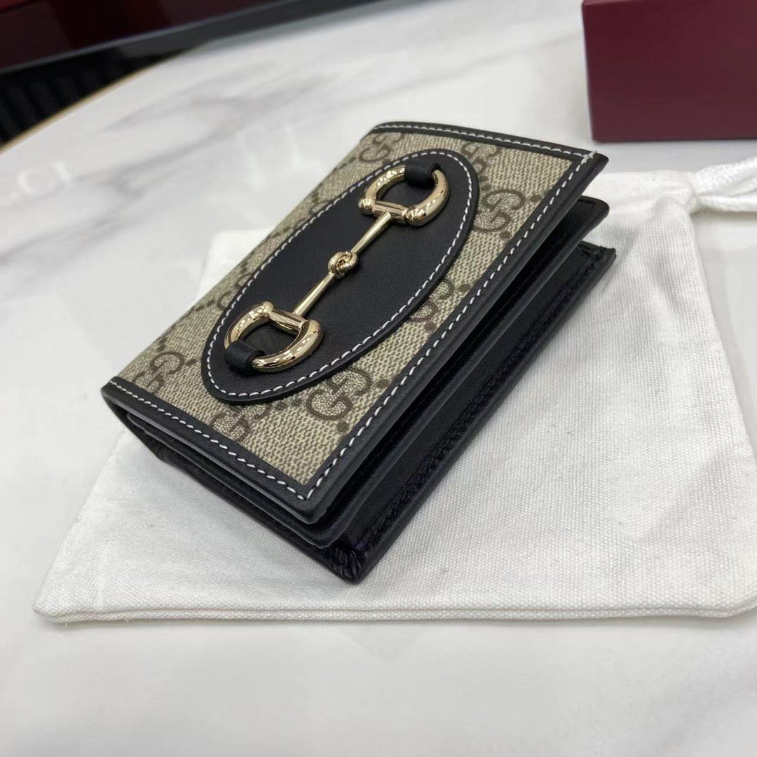 구찌 홀스빗 1955 카드 케이스 지갑