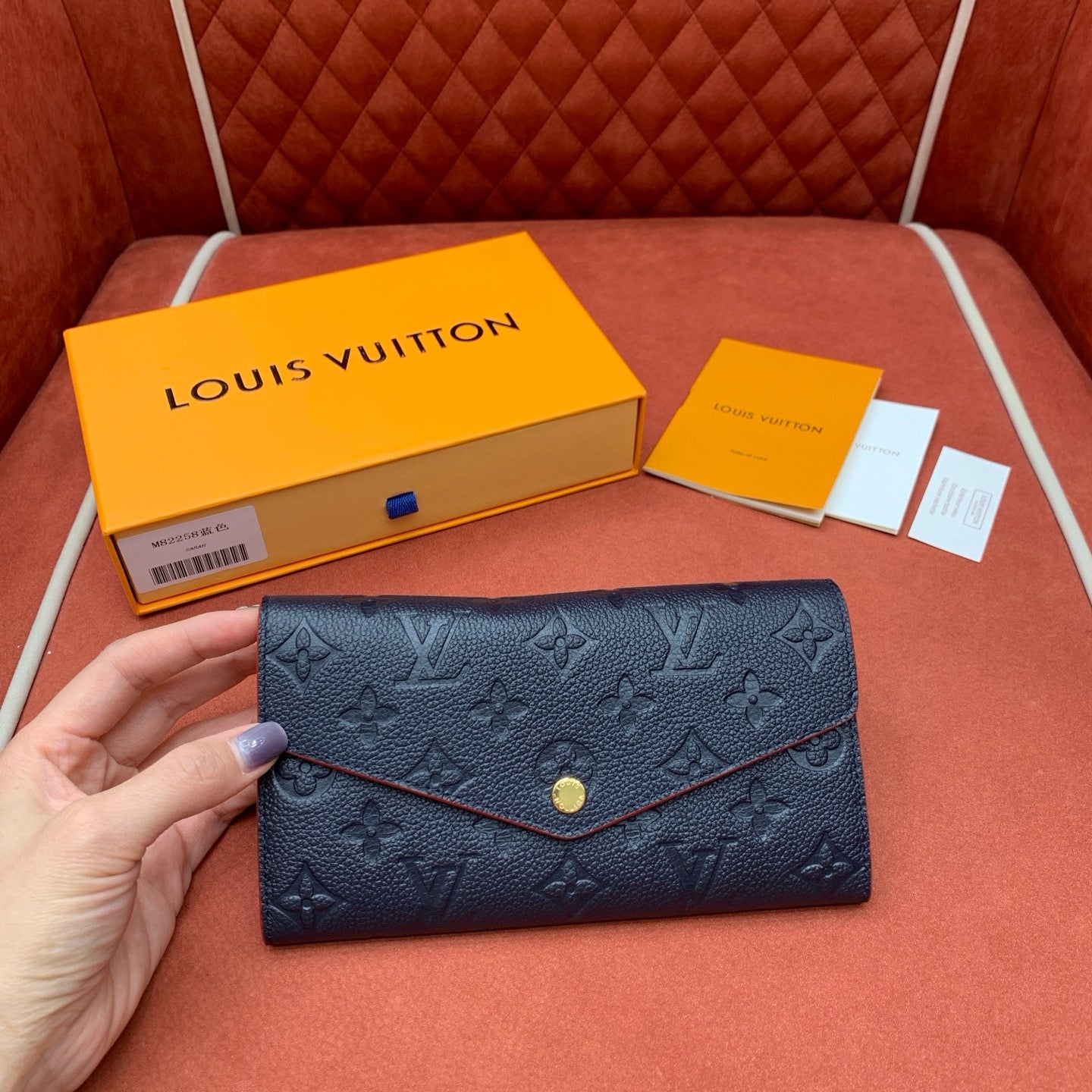 루이비통 사라 월렛 모노그램 앙프렝뜨