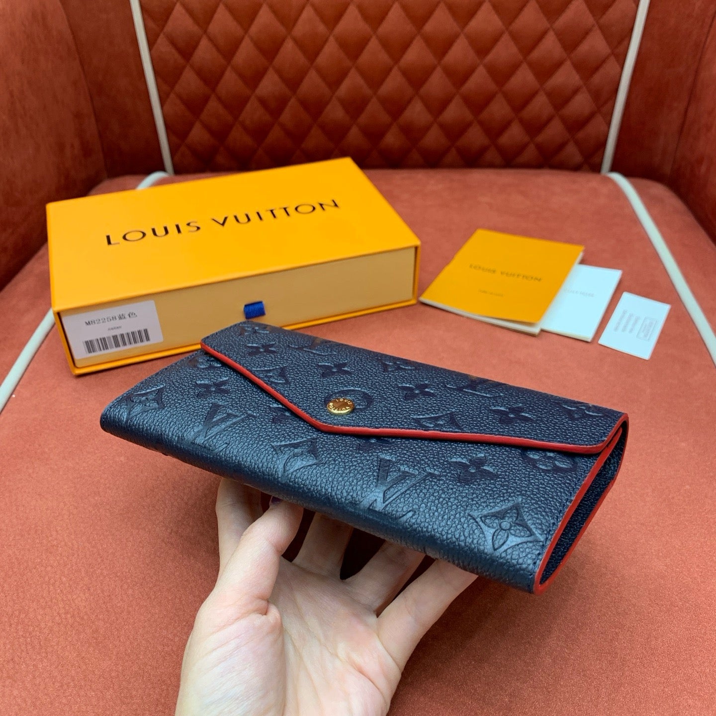 루이비통 사라 월렛 모노그램 앙프렝뜨