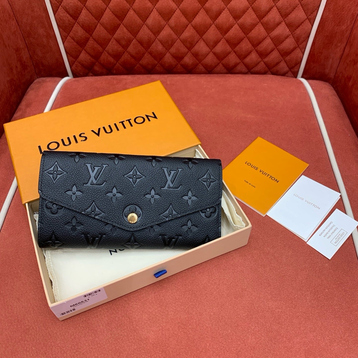 루이비통 사라 월렛 모노그램 앙프렝뜨