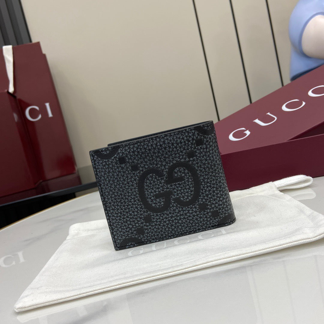 구찌 점보 GG 블랙 반지갑
