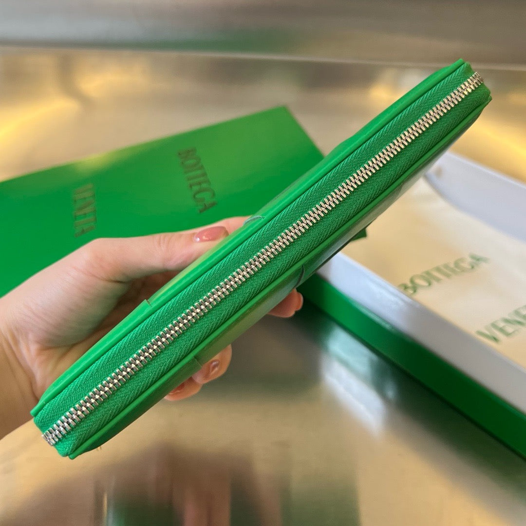 보테가 베네타 지퍼 어라운드 카세트 장지갑