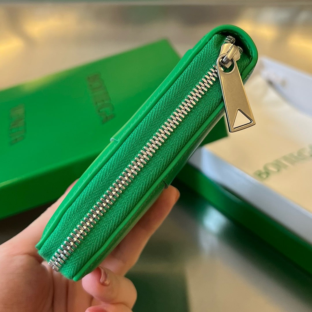 보테가 베네타 지퍼 어라운드 카세트 장지갑