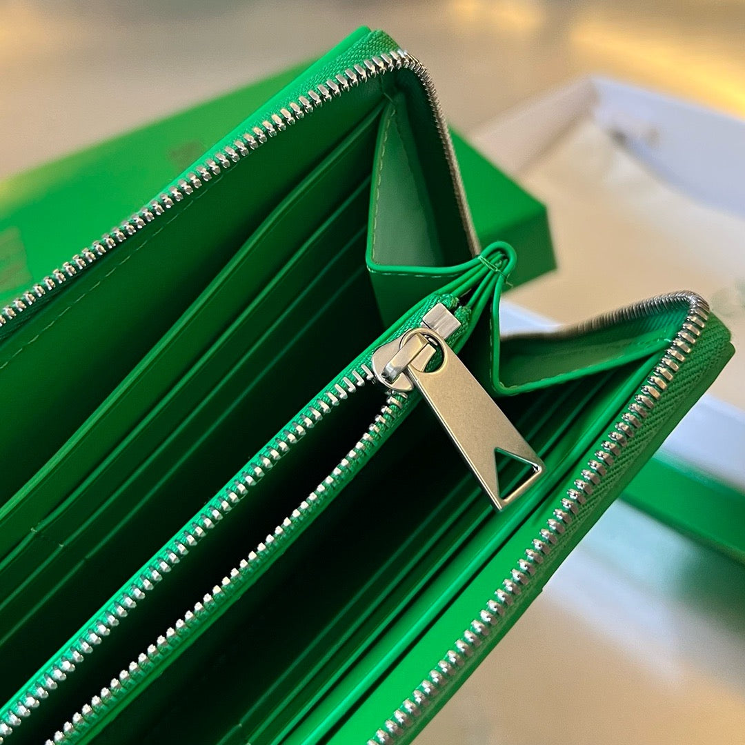 보테가 베네타 지퍼 어라운드 카세트 장지갑