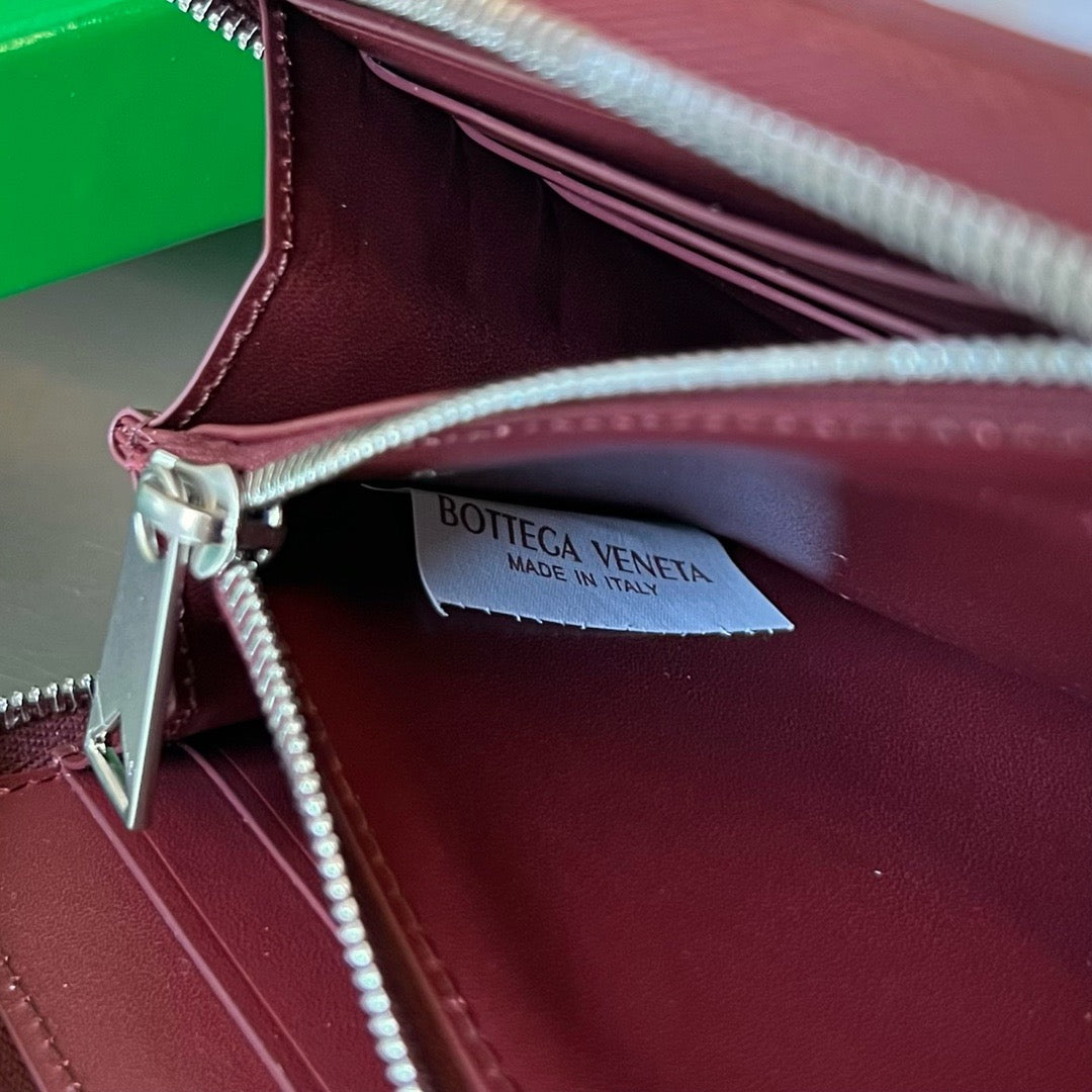 보테가 베네타 지퍼 어라운드 카세트 장지갑