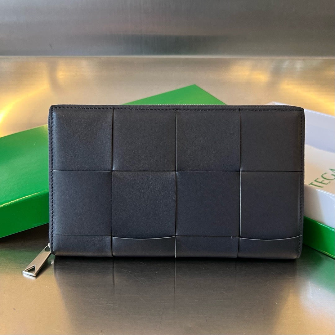 보테가 베네타 지퍼 어라운드 카세트 장지갑