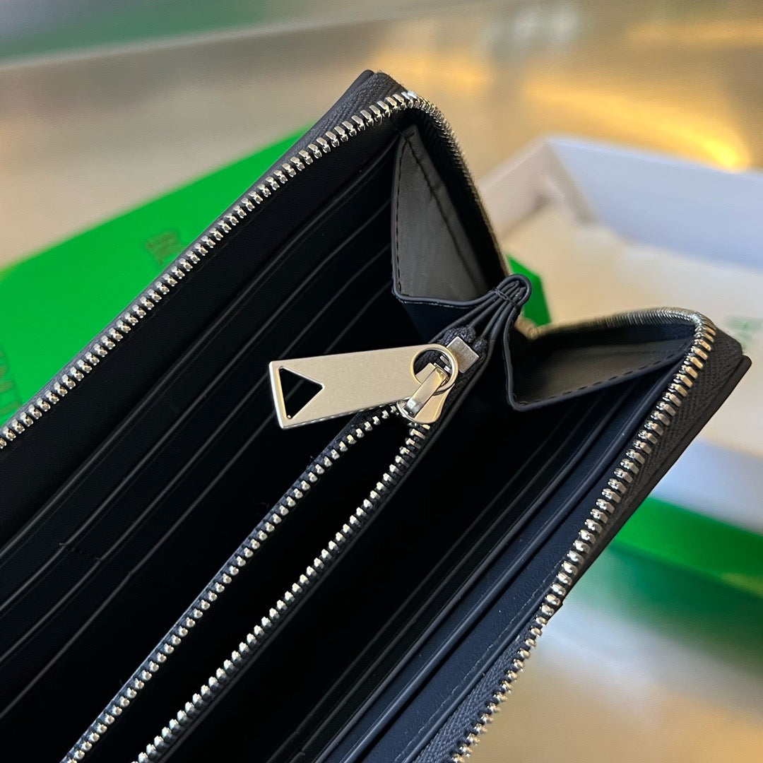 보테가 베네타 지퍼 어라운드 카세트 장지갑