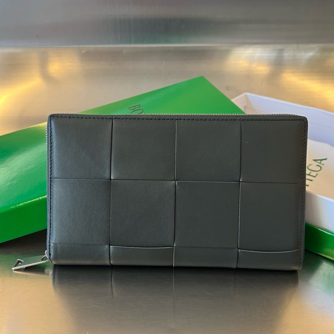 보테가 베네타 지퍼 어라운드 카세트 장지갑