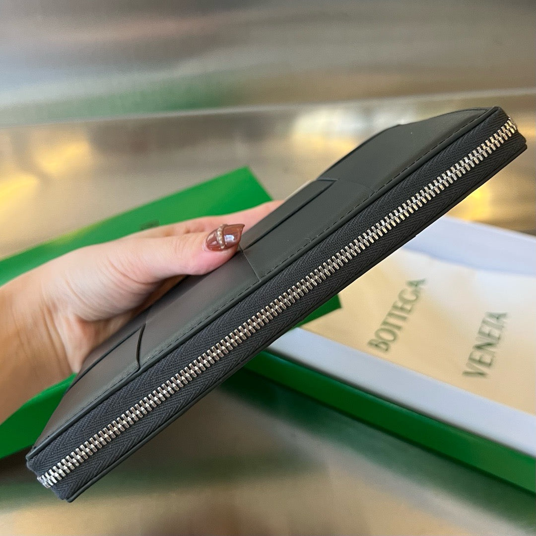 보테가 베네타 지퍼 어라운드 카세트 장지갑