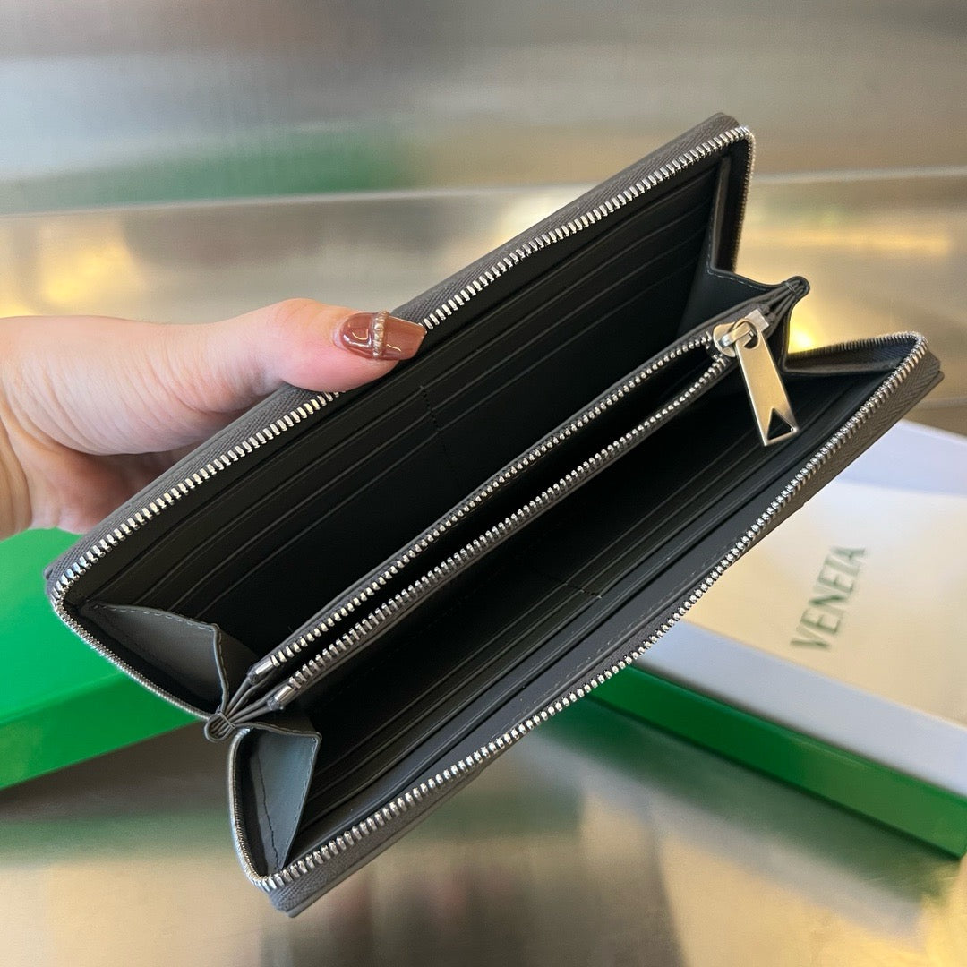 보테가 베네타 지퍼 어라운드 카세트 장지갑