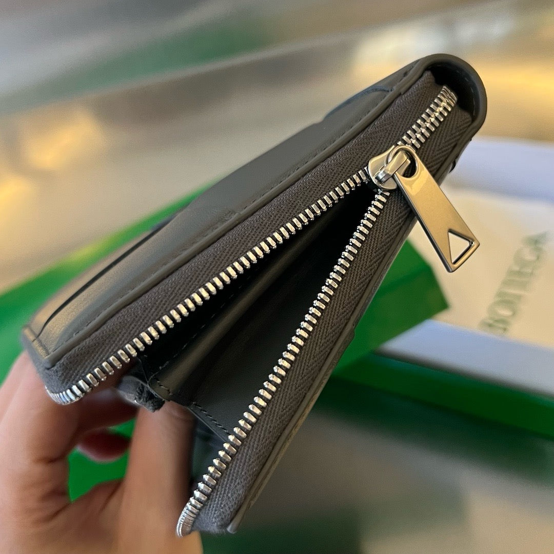 보테가 베네타 지퍼 어라운드 카세트 장지갑