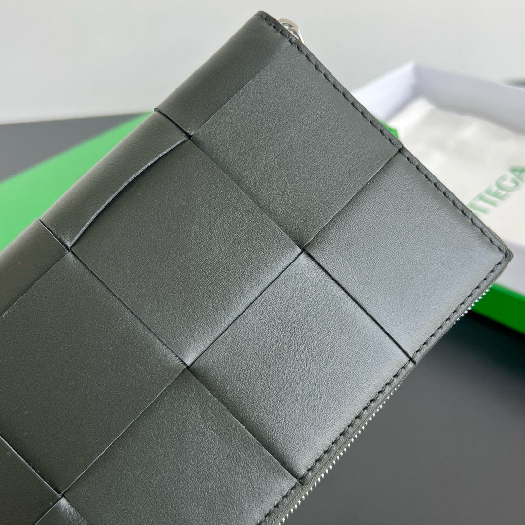 보테가 베네타 지퍼 어라운드 카세트 장지갑