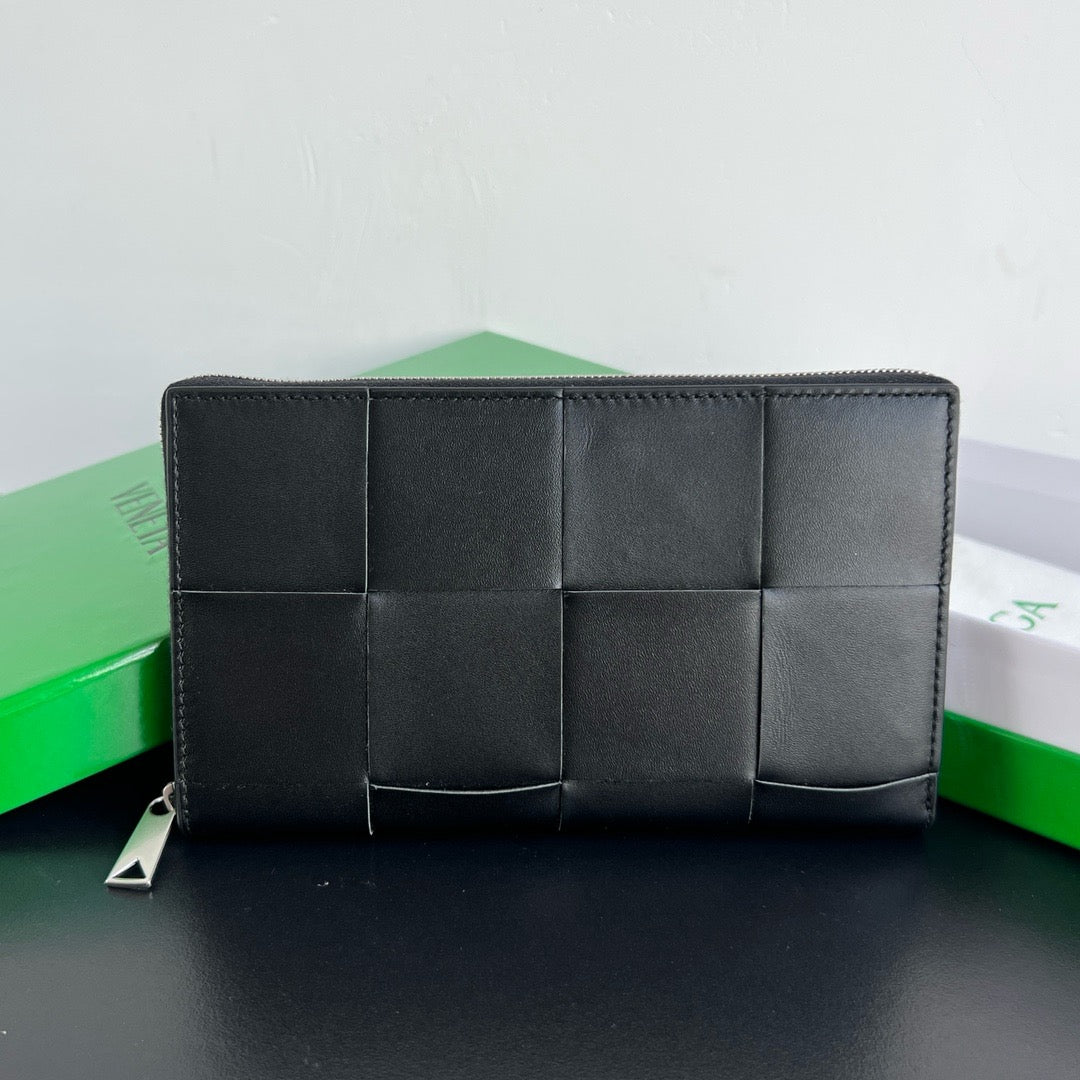 보테가 베네타 지퍼 어라운드 카세트 장지갑