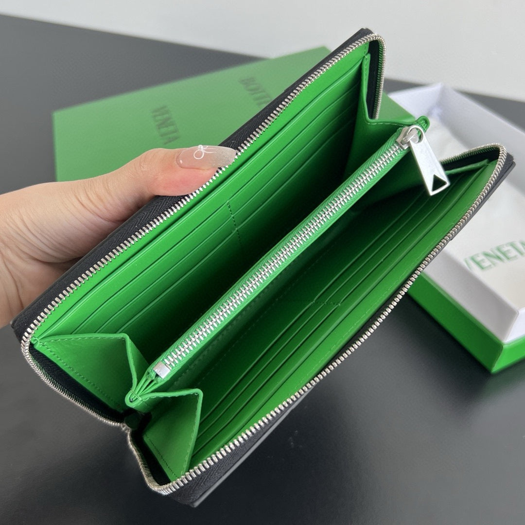 보테가 베네타 지퍼 어라운드 카세트 장지갑