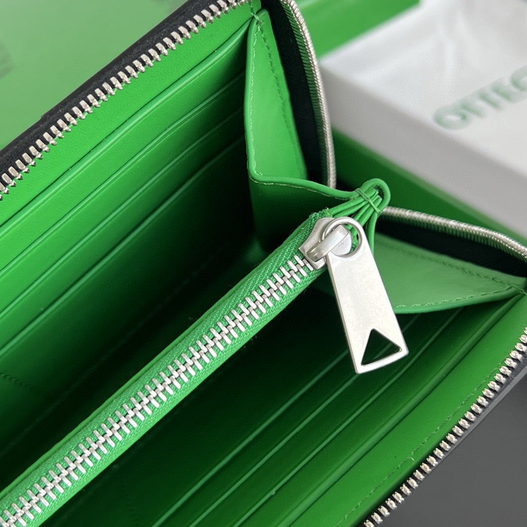 보테가 베네타 지퍼 어라운드 카세트 장지갑