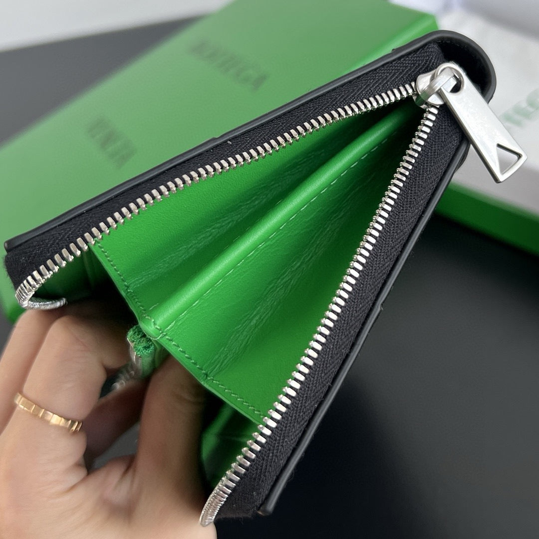 보테가 베네타 지퍼 어라운드 카세트 장지갑