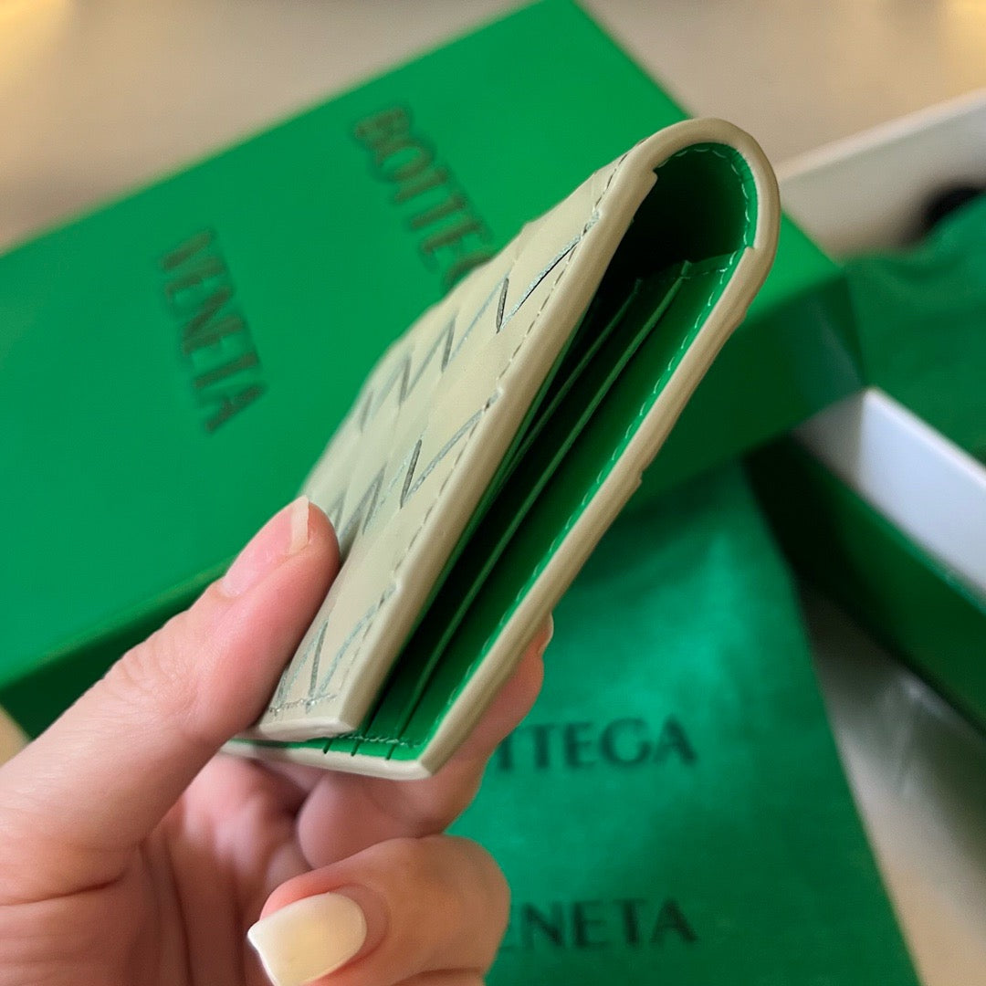 보테가 베네타 인트레치아토 투톤 카드지갑