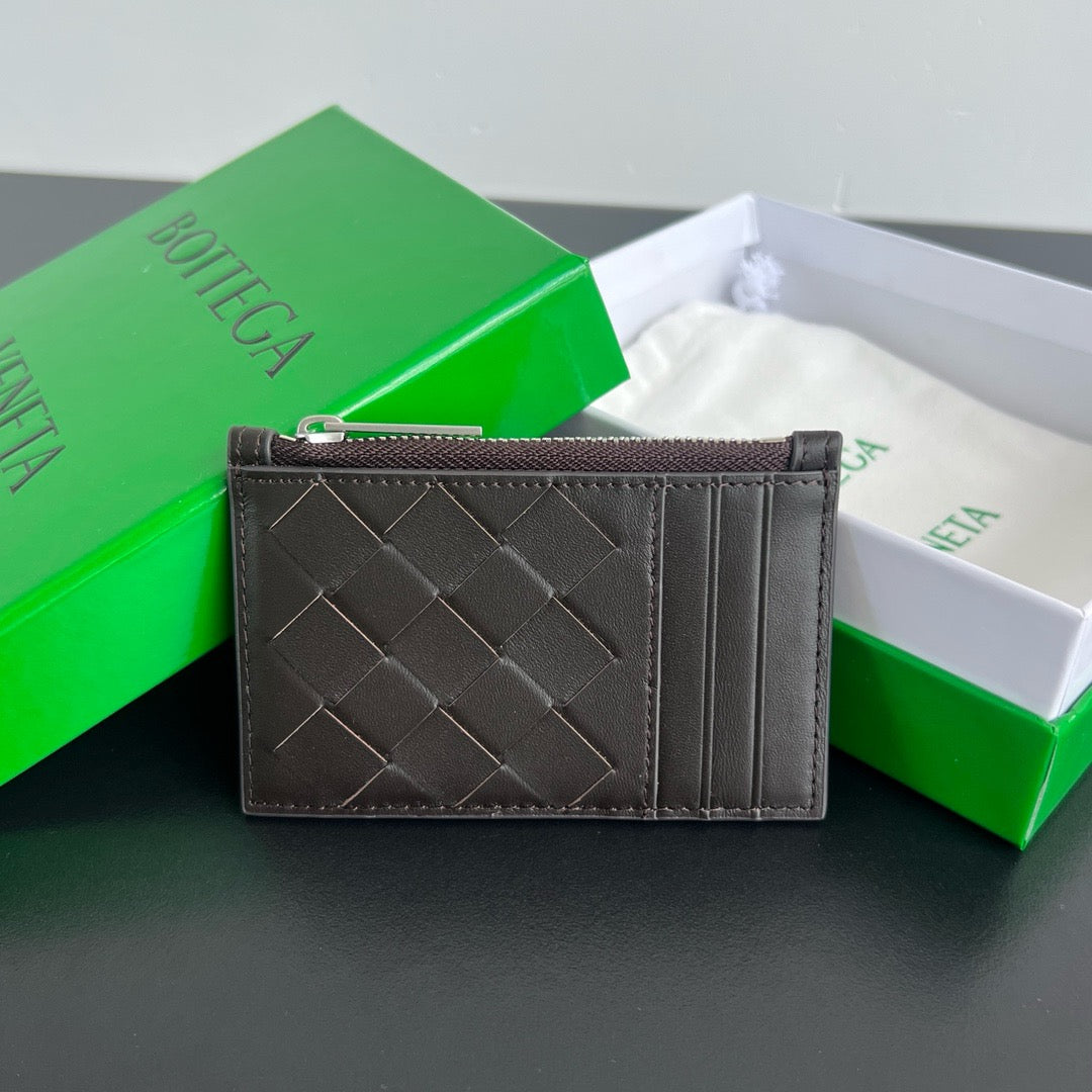 보테가 베네타 인트레치아토 지퍼 카드 케이스