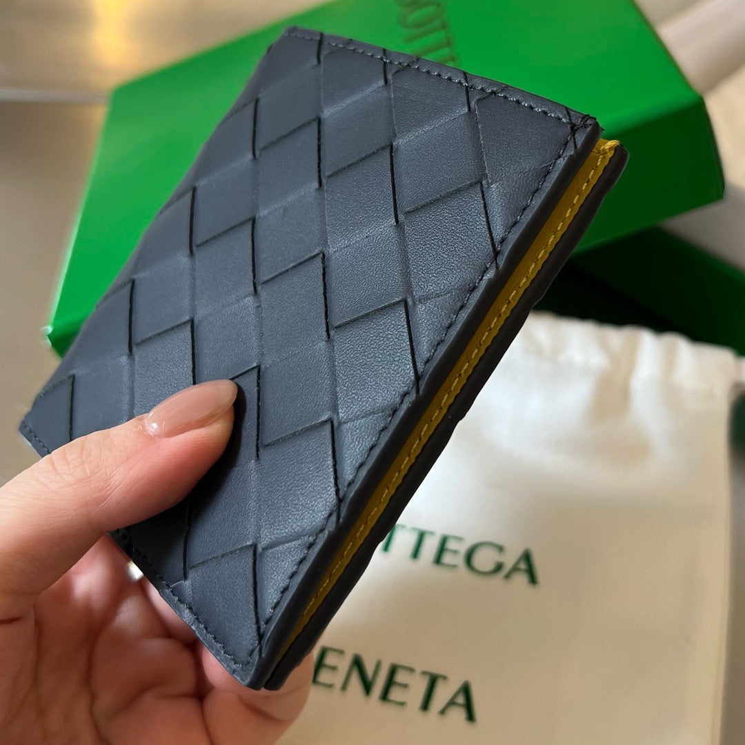 보테가 베네타 인트레치아토 슬림 투톤 반지갑