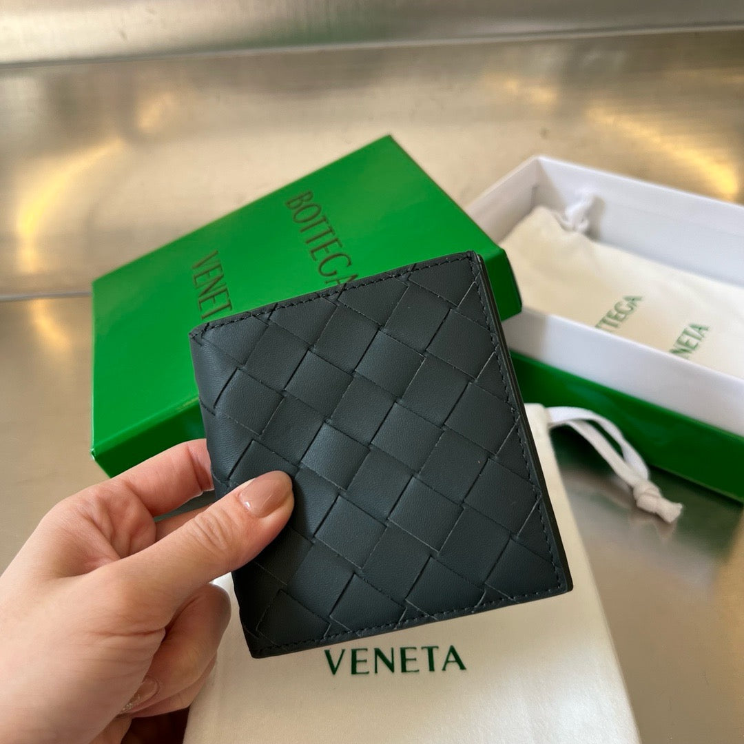 보테가 베네타 인트레치아토 슬림 투톤 반지갑