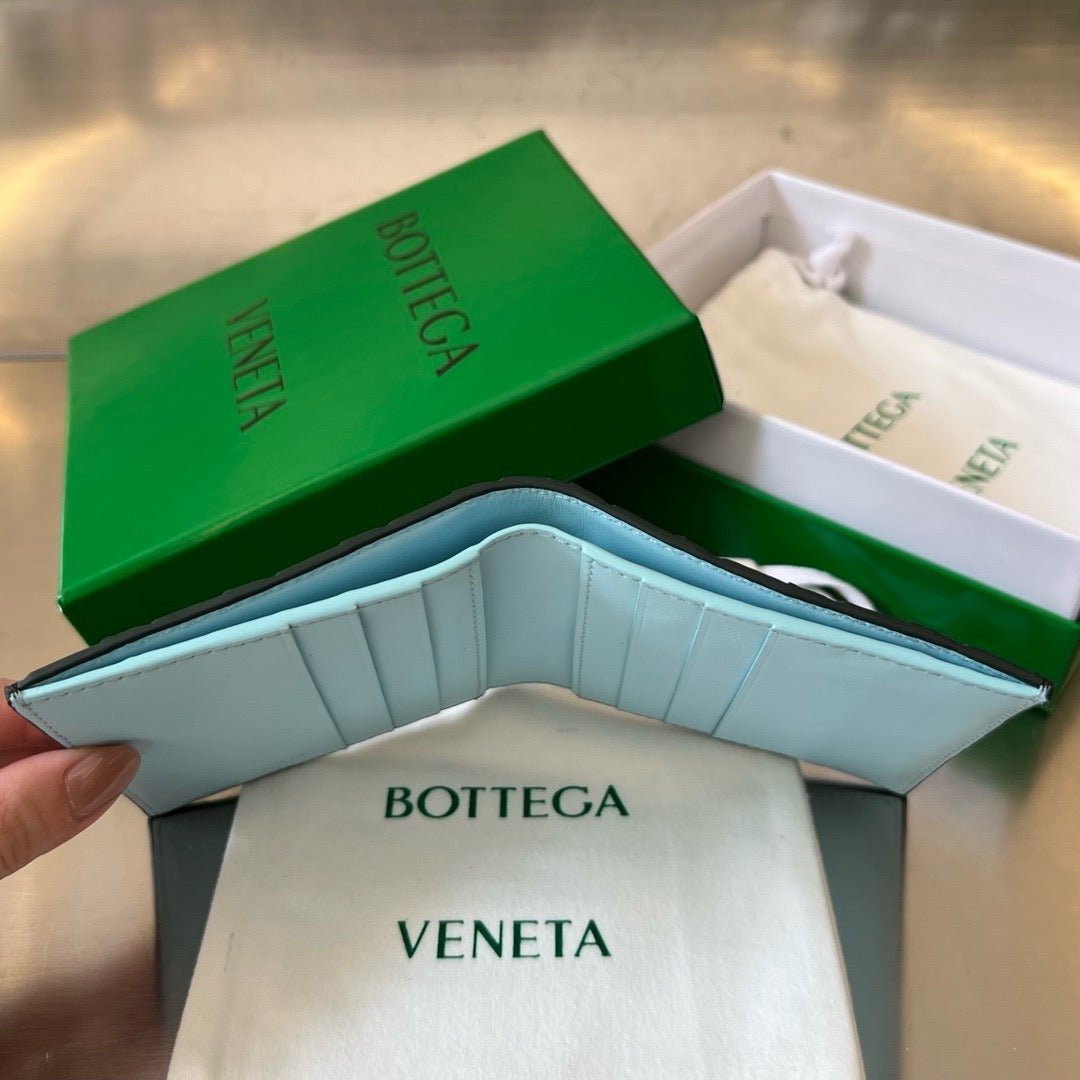 보테가 베네타 인트레치아토 슬림 투톤 반지갑