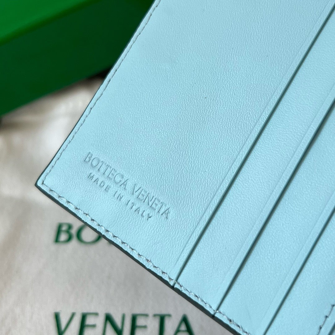 보테가 베네타 인트레치아토 슬림 투톤 반지갑