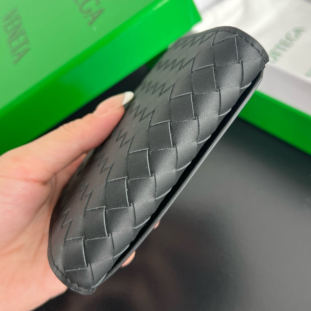 보테가 베네타 인트레치아토 피콜로 위빙 카드 케이스