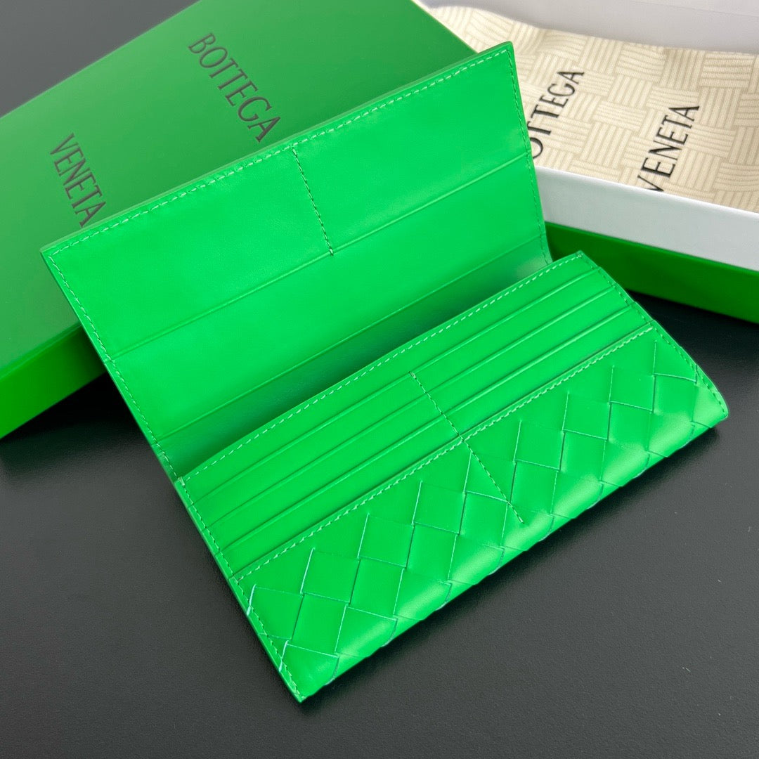 보테가 베네타 인트레치아토 지퍼 카드 장지갑