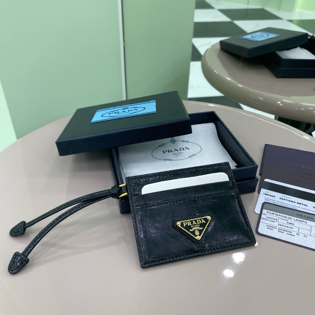 프라다 소프트 럭스 카드 지갑
