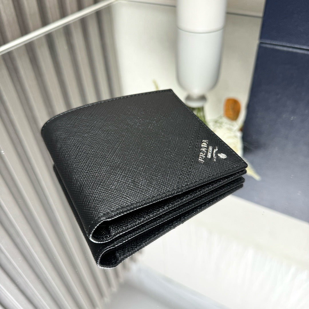 프라다 사피아노 레더 반지갑