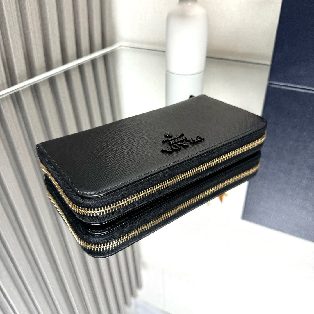 프라다 비텔로 지퍼 장지갑