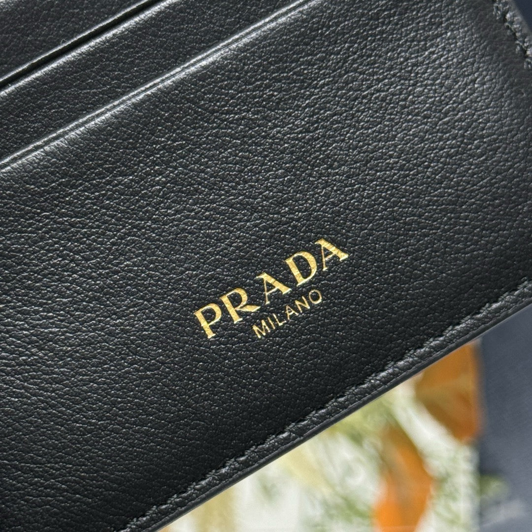 프라다 가죽 카드 홀더