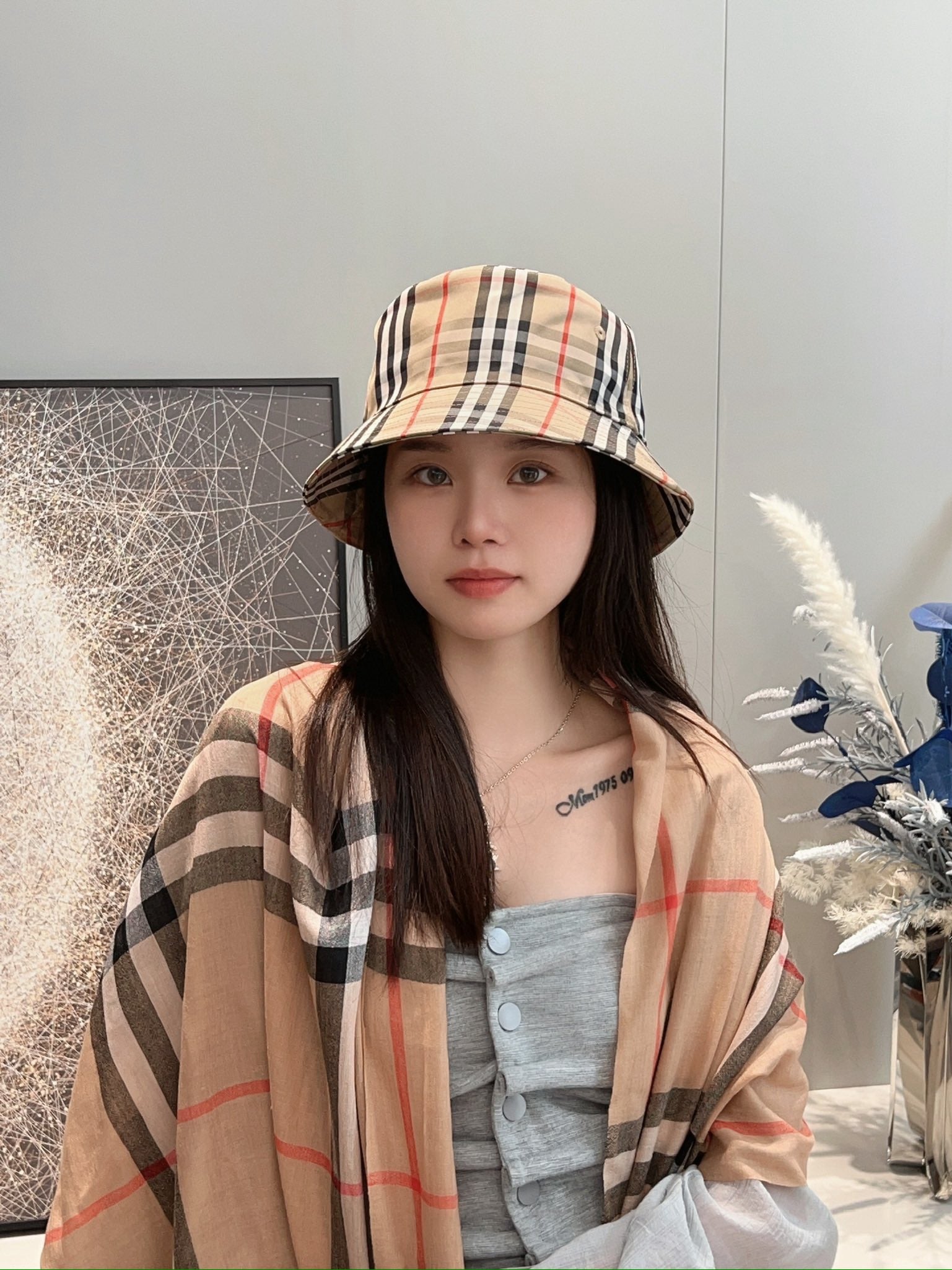 버버리 버킷햇