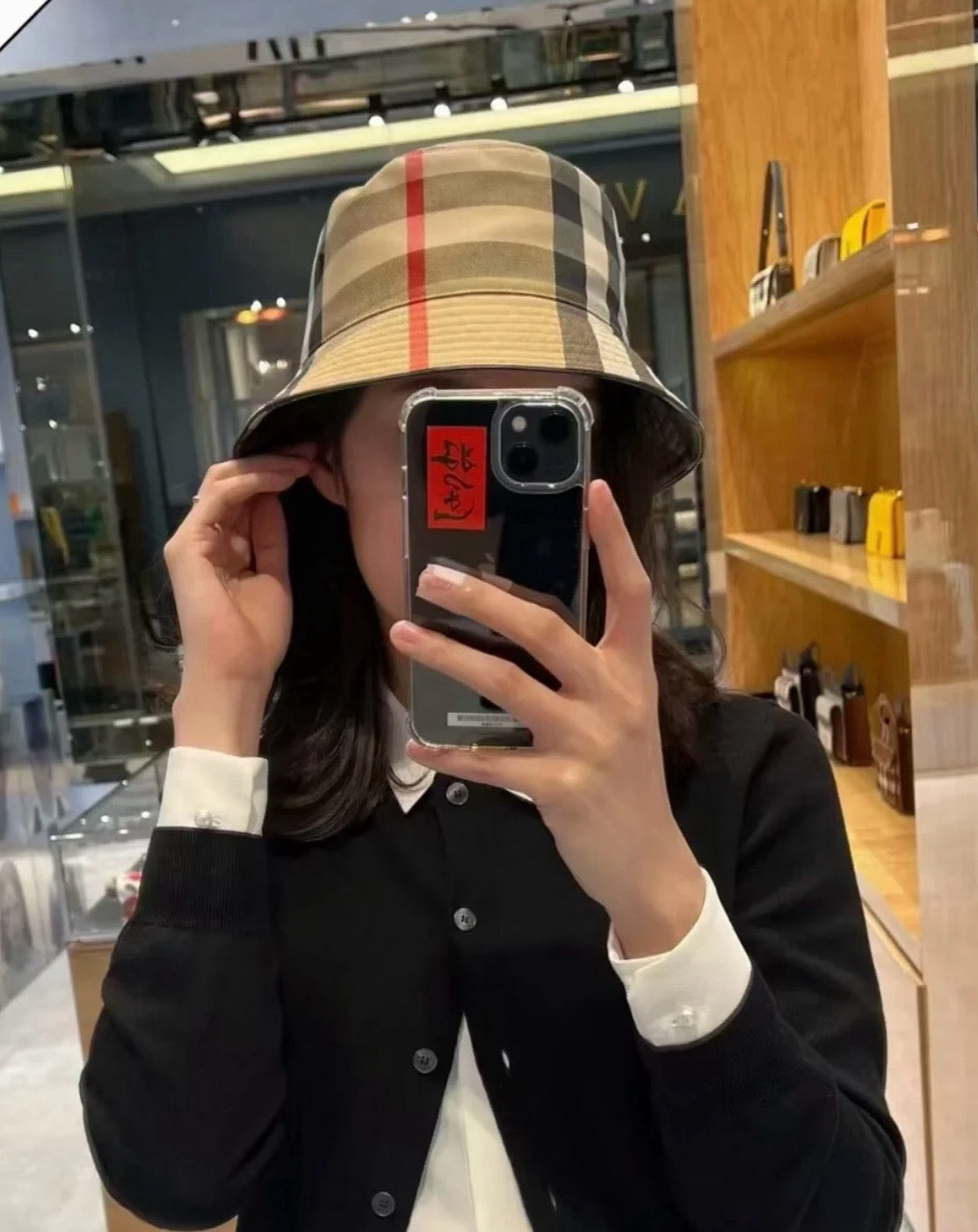 버버리 버킷햇