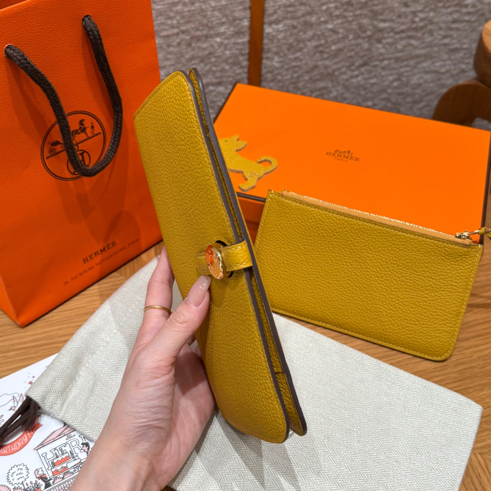 에르메스 도곤 장지갑 토고