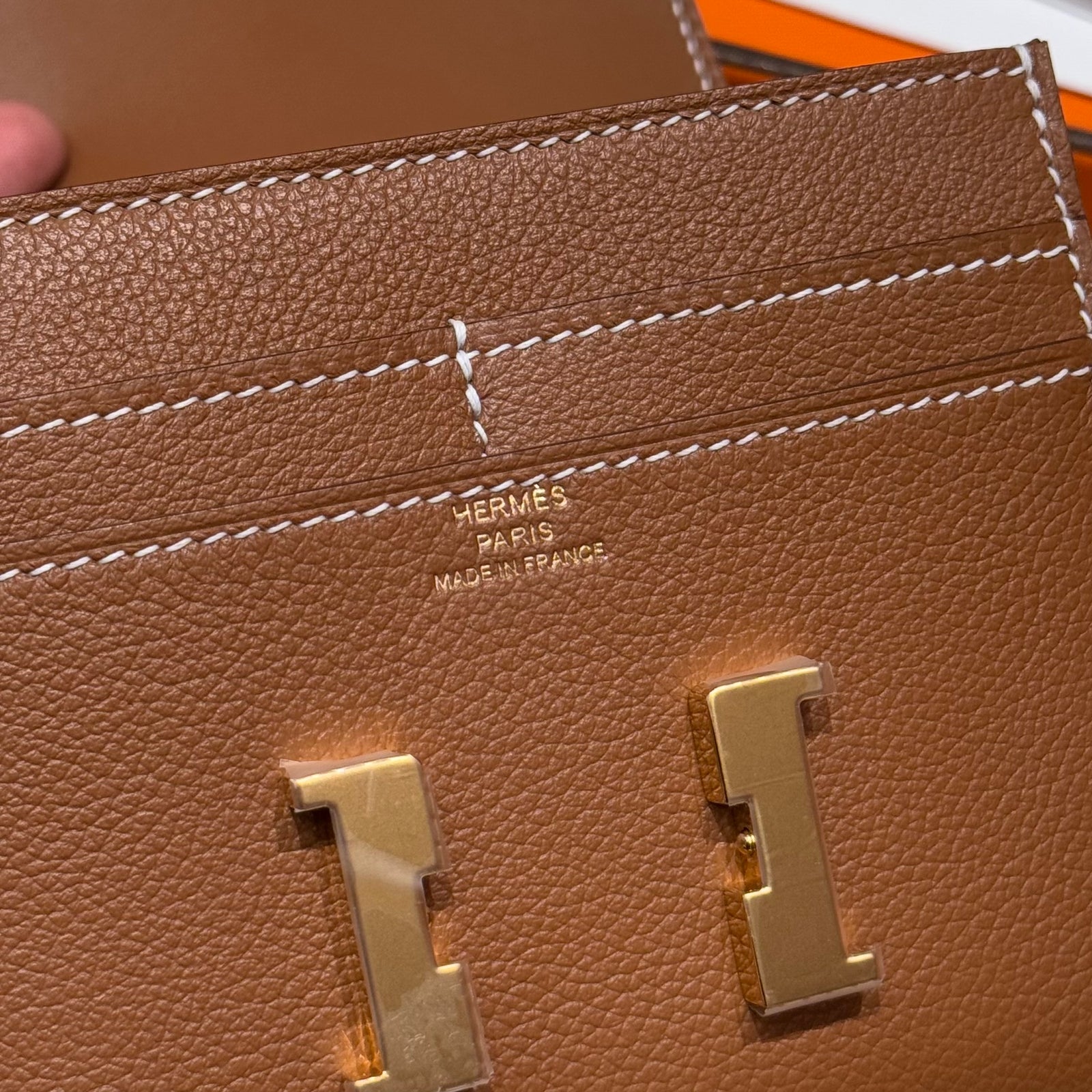 에르메스 콘스탄스 컴팩트 반지갑 에버컬러