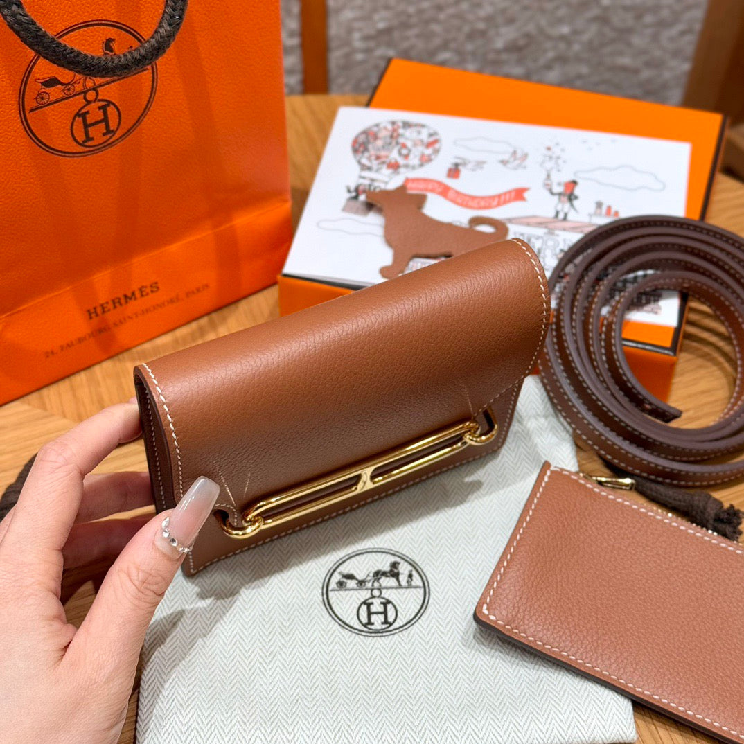 에르메스 롤리스 슬림 지갑 에버컬러