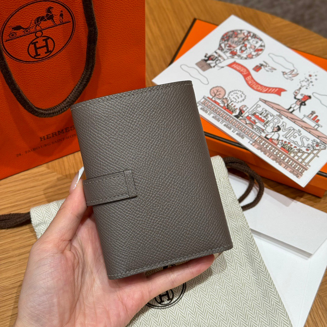 에르메스 베안 콤비 월렛 앱송 금장