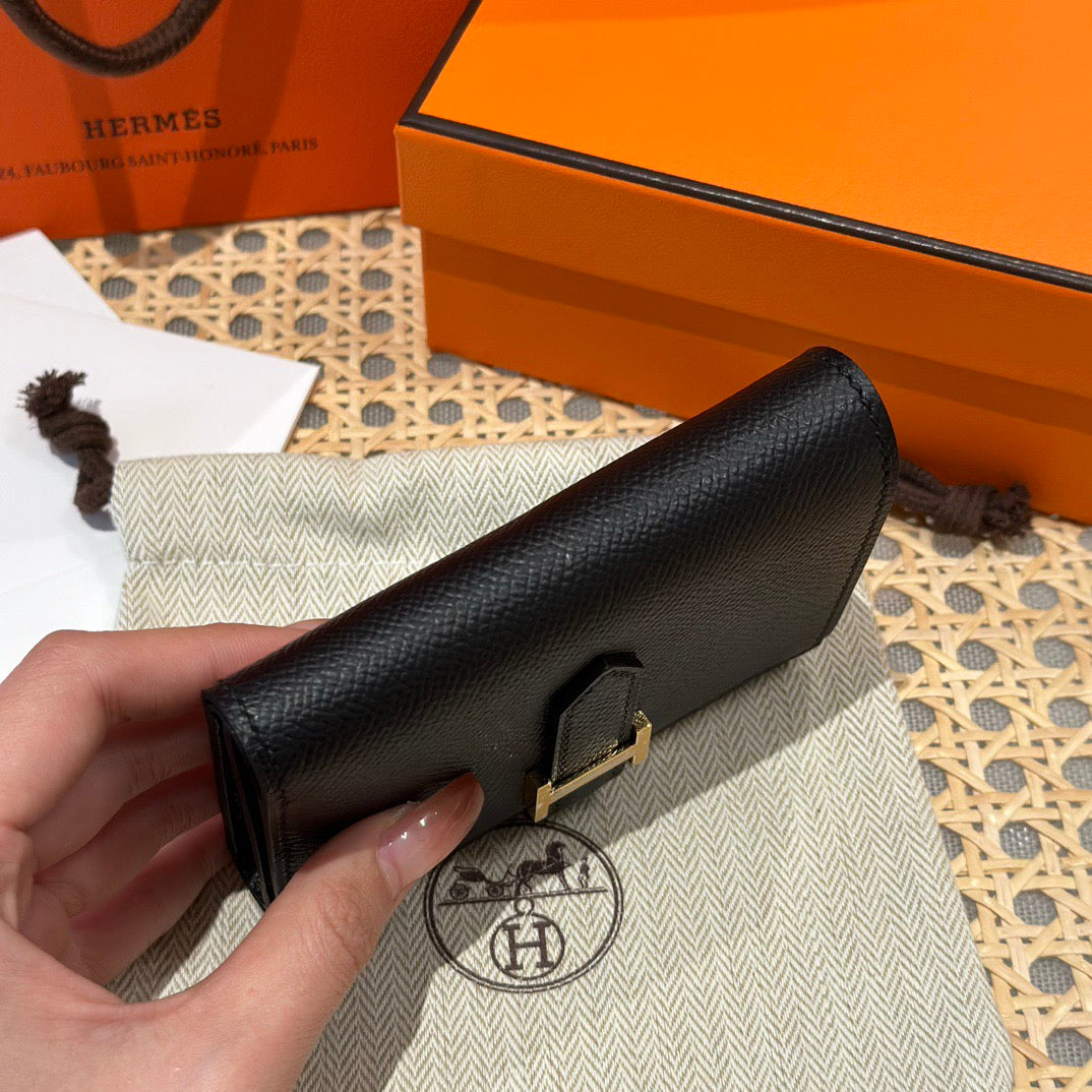 에르메스 베안 콤비 월렛 앱송 금장