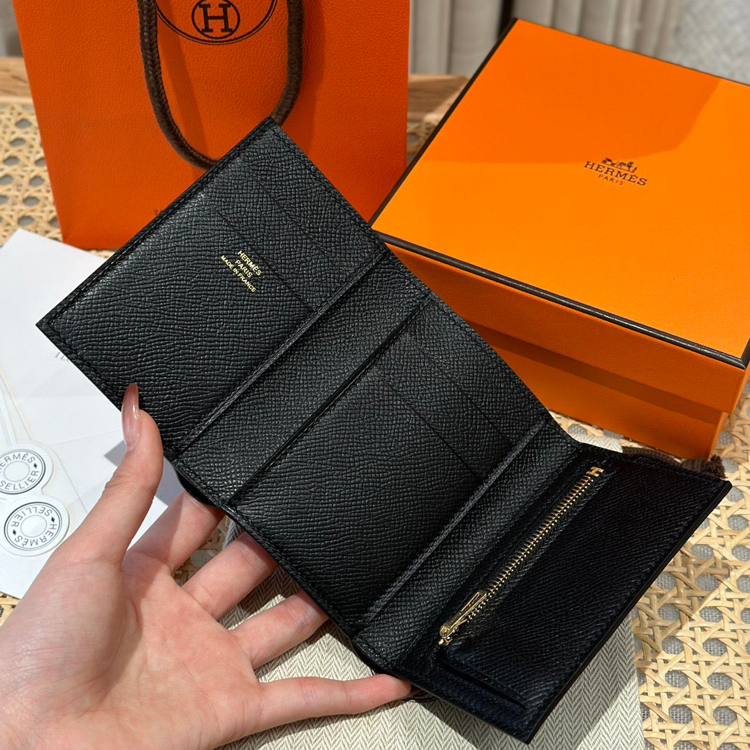 에르메스 베안 콤비 월렛 앱송 금장