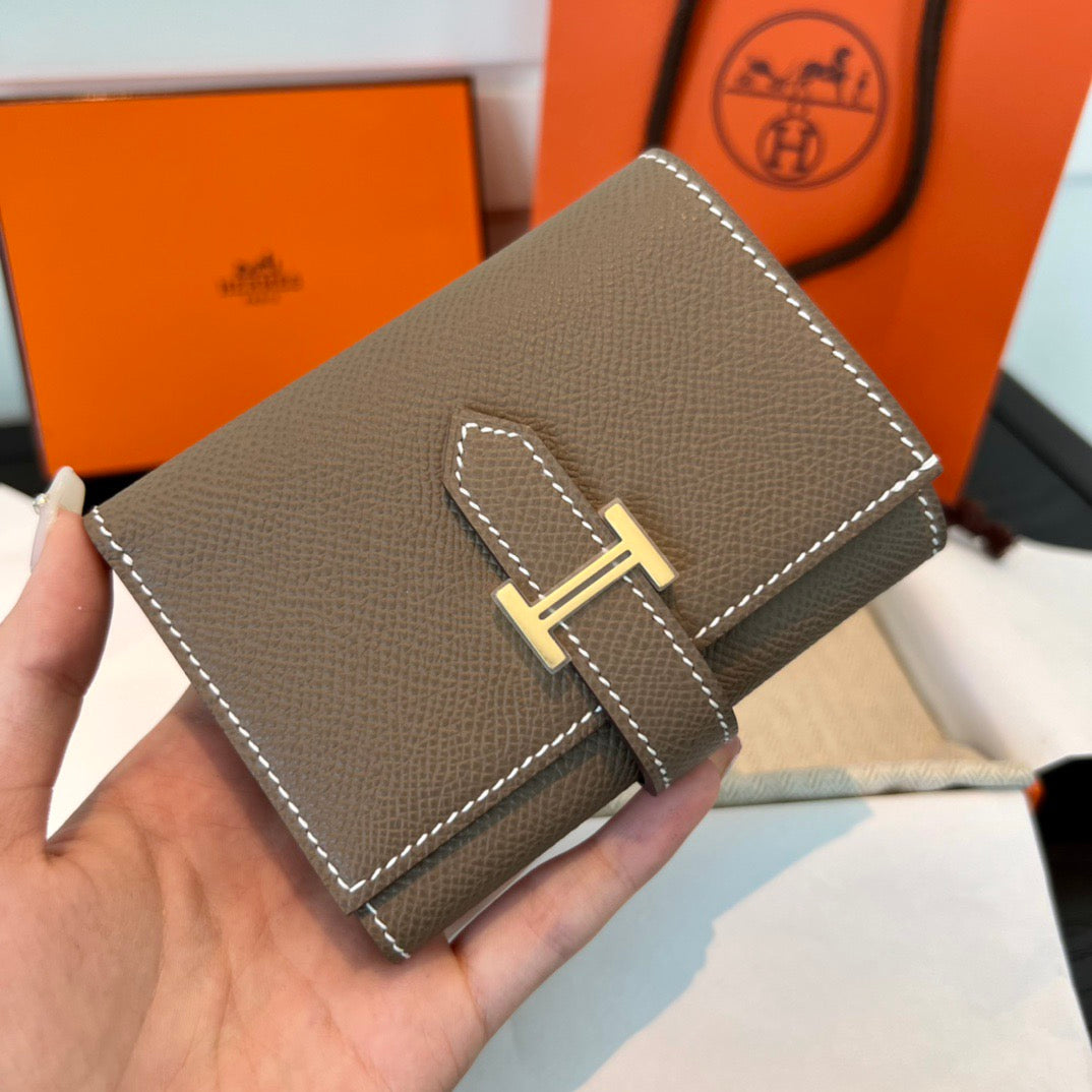 에르메스 베안 콤비 월렛 앱송 금장