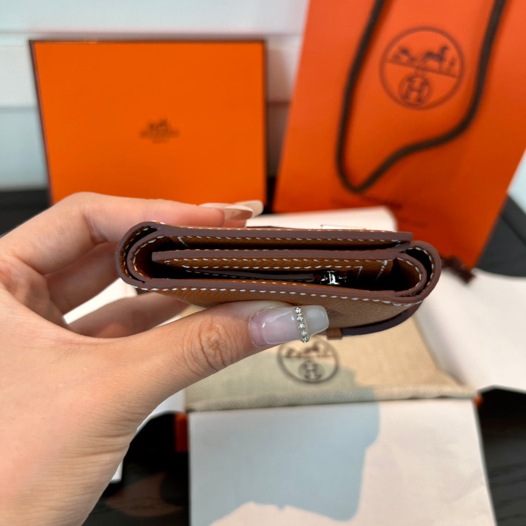 에르메스 베안 콤비 월렛 앱송 은장