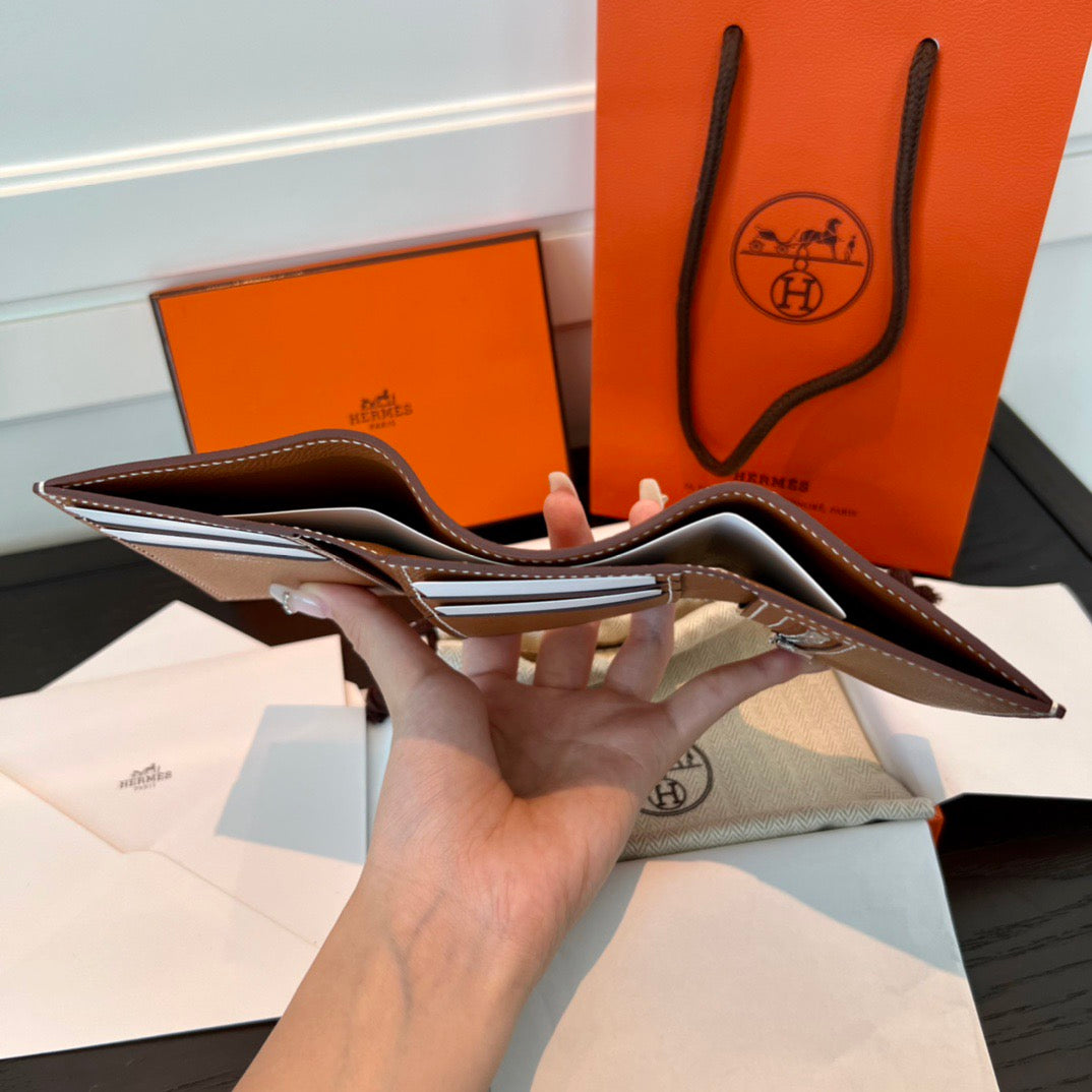 에르메스 베안 콤비 월렛 앱송 은장