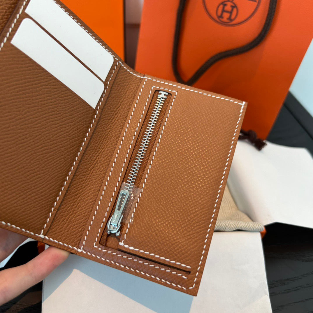 에르메스 베안 콤비 월렛 앱송 은장