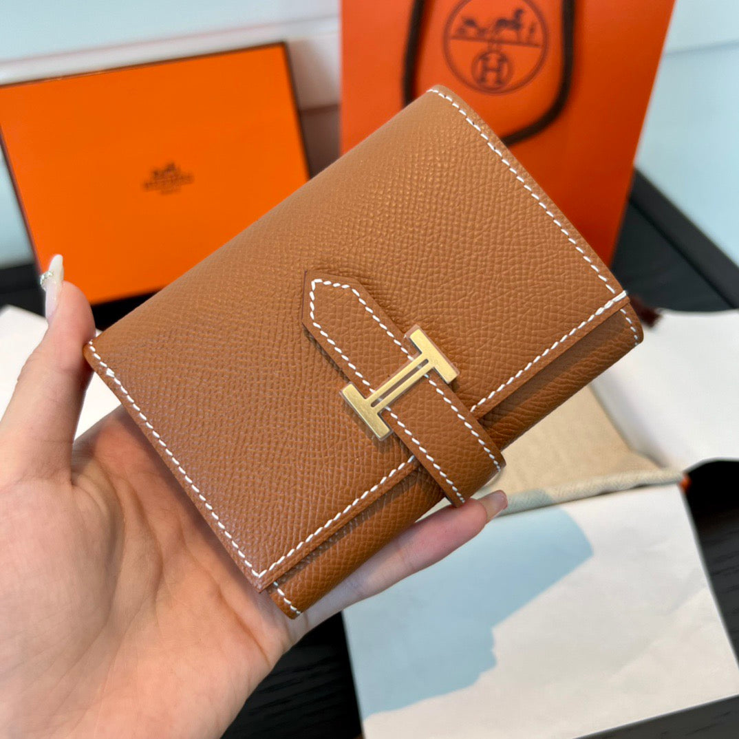 에르메스 베안 콤비 월렛 앱송 금장