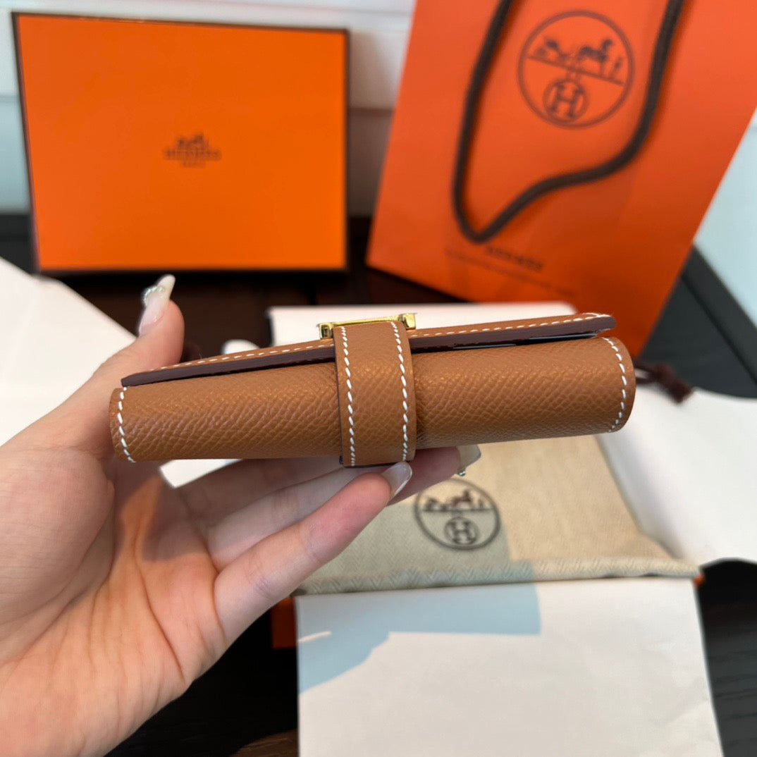 에르메스 베안 콤비 월렛 앱송 금장