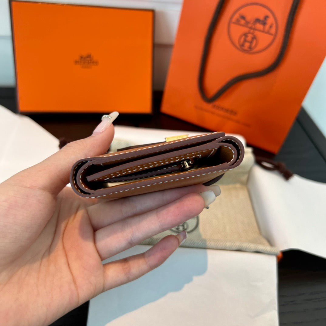 에르메스 베안 콤비 월렛 앱송 금장
