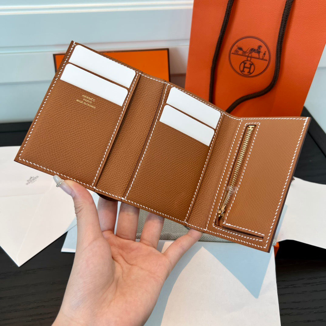에르메스 베안 콤비 월렛 앱송 금장